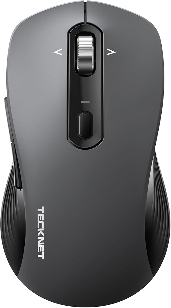 TECKNET Bluetooth Mouse, Wireless Mouse with 4800 DPI & 4-Way Scrolling
