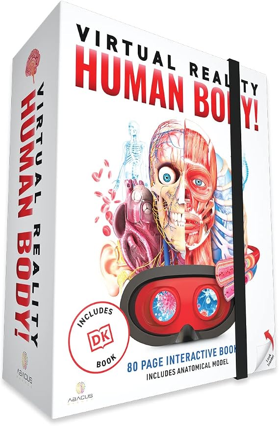 Abacus Brands Virtual Reality Human Body Gift Box - Kids STEM Kit, Ages 8+