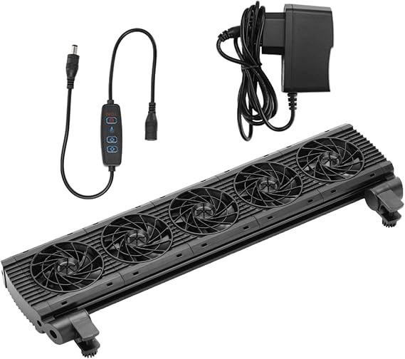 HouseVibe Aquarium Chiller Fish Tank Fan Variable Speed Cooling System Water Chiller Hydroponic Cooling Machine for Salt Fresh Water with Remote Control- 5