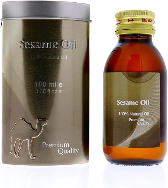 Hemani Sesame Oil 100mL | Sesamum Indicum | Halal | Cold-Pressed | Hemani Since 1949