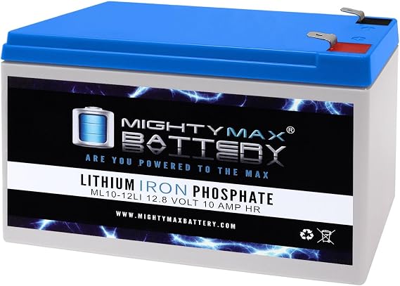 Mighty Max Battery 12V 10AH Lithium Replacement Battery for Fits Aqua Vu Marcum Vexilar