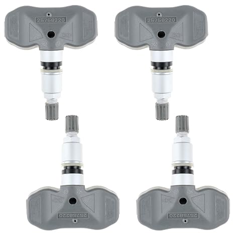 4 Pack 25758220 TPMS Sensor 315MHz Tire Pressure Monitoring Sensor