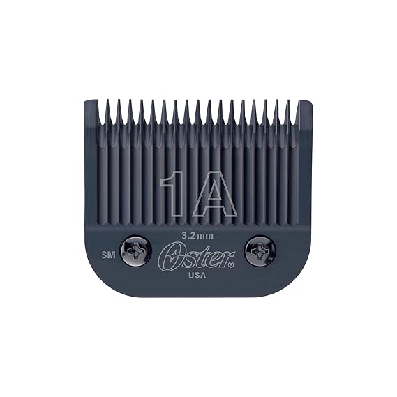 Oster Professional Clipper Blades - Size 1A Blades - Compatible with All Detachable Blade Clippers - Long-Lasting, High-Carbon Steel, Treated for Ultra-Sharp Precision