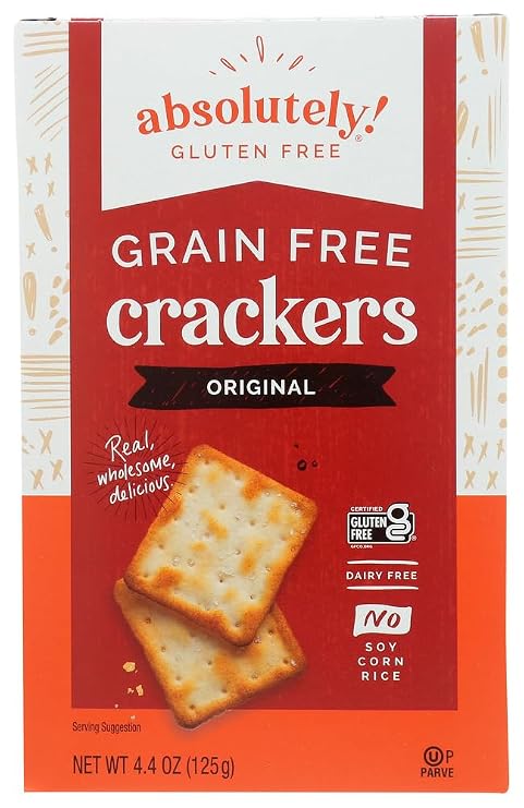 Absolutely Gluten Free Original Crackers 4.4 OZ (Pack of 12)