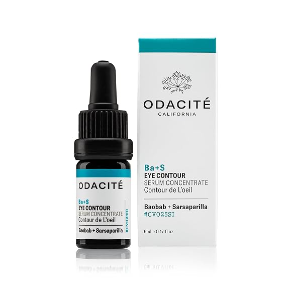 Odacite Brightening Serum Concentrate with Baobob for Anti Aging, Dark Circle, Puffiness, Wrinkles, Fine Lines and Under Eye Treatment - Vitamins A, E & F - 0.17 Oz
