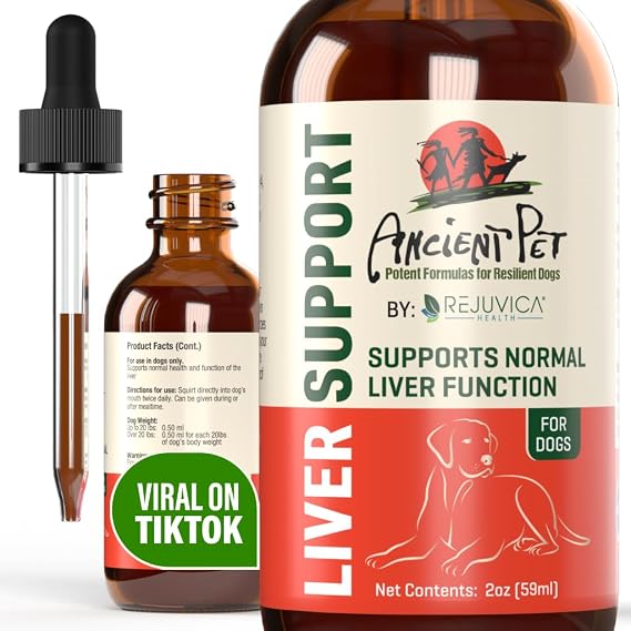 Pet Liver - Support Supplement for Dogs - Milk Thistle & Dandelion & Potent