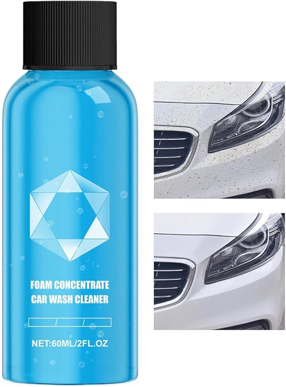 Foam Cannon Soap 60ml Foaming Car Wash Concentrated Shampoo | Concentrated Auto Cleaner Reduces Water Spots Dust Remover for Wheel Motorcycles Truck