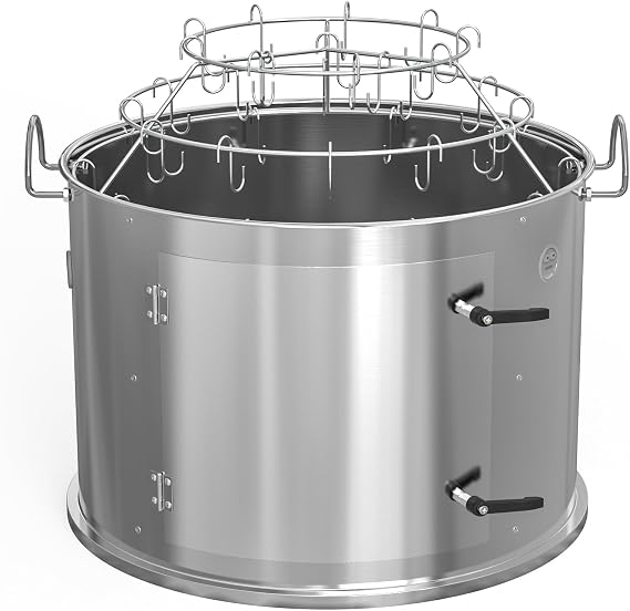 onlyfire Stainless Steel BBQ Cooking Smoking Attachment Rib Hanging System