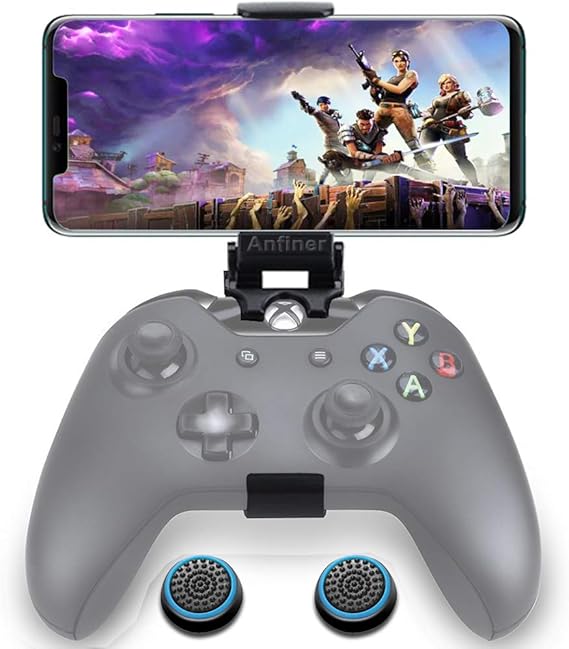 WEPIGEEK Katlanabilir kumanda cep telefonu tutucusu/cep telefonu kelepçesi/klipsi Microsoft Xbox / Xbox One/ Xbox Series X / S /Xbox Elite 1 / Series 2 / Steelseries Nimbus kumandaları ile uyumludur (kontrol cihazı değildir)