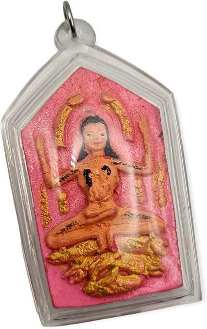 Thai amulets Mother Dokthong 12 Ton Metta Maha Saneh, Maha Niyom. Love attraction Grant all wishes Genuine Thai Occult sorcery. Lucky necklace pendant Special Design Waterproof case