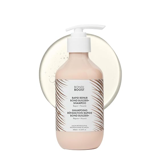 BONDIBOOST Rapid Repair Bond Builder + Shampoo, Damaged Hair, 10.14 fl oz | Bond-building shampoo restores & rebuilds damaged hair with a nourishing, strengthening formula.