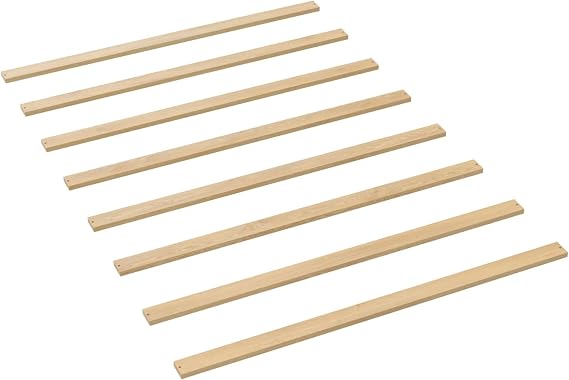 Full-Size Wood Bed Slats 54" 8pc Bunkie Board & Box Spring Replacement