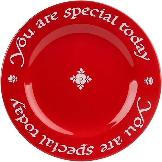 Waechtersbach You Are Special Today Red Plate, Ceramic Celebration Dish