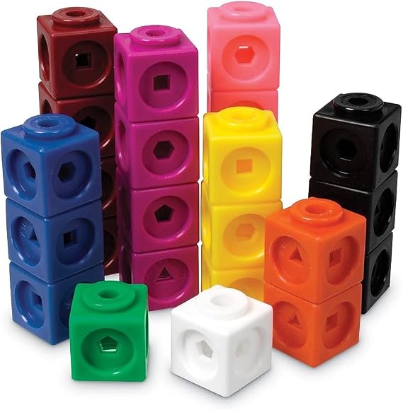 Learning Resources MathLink Cubes, Set of 1000