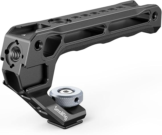 SMALLRIG Top Handle With Cold Shoe for Camera/Cage, Max. Load 5kg, 5 Built-in Cold Shoes, Lightweight 129g (Lite) - 3764
