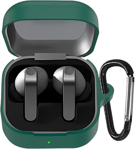 Rongep Samsung Galaxy Buds4 Pro/Buds 4 için Kulaklık Kılıfı Darbelere ve Çizilmeye Karşı Kasa Koruyucu Buds4 Kılıfı Tam Koruma Sağlayan Kalın Yapılı Taşıma Askılı Buds 4 Pro Koruma (Yeşil)