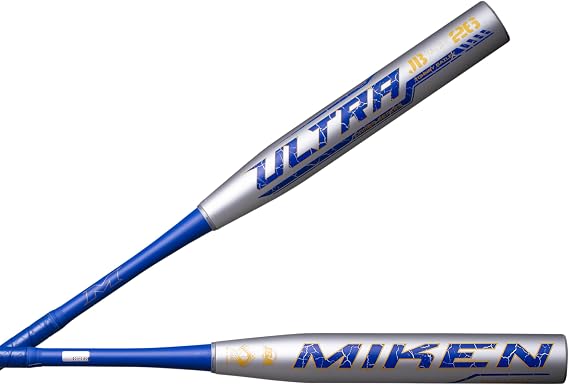 Miken | JB26 Johnny Bailey Gamer Series Slowpitch Softball Bat | SSUSA Senior Softball | MSS6JBL | Maxload | 2 Pc. Composite | 12" Barrel | 26 oz