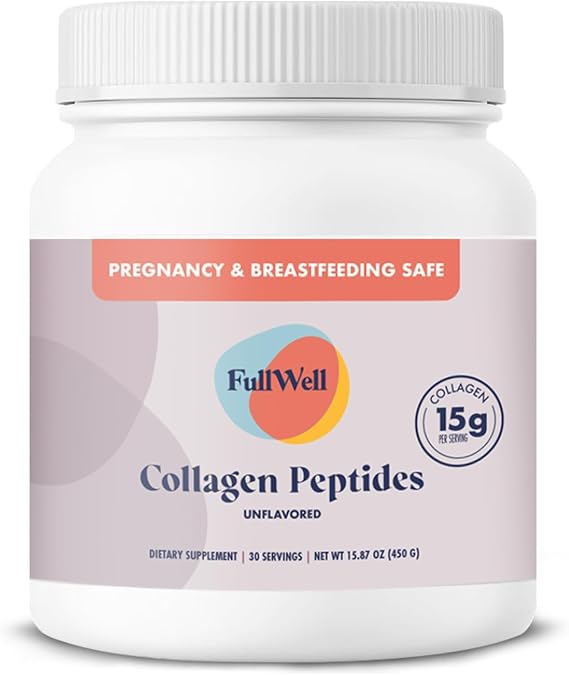 FullWell Unflavored Collagen Peptides Powder, 15.87 oz (30 Servings)