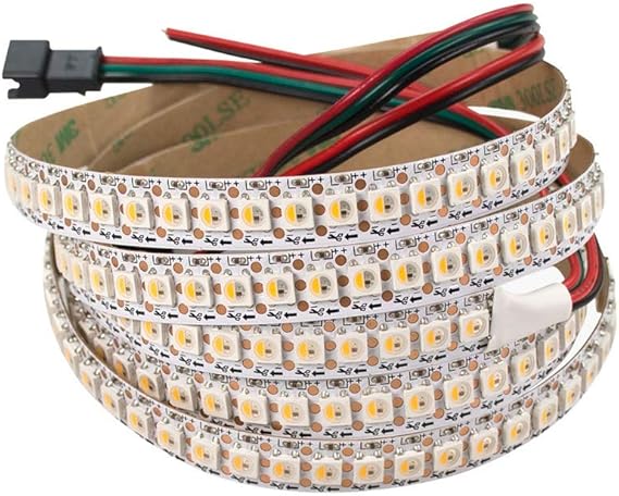 ws2812b rgbw sk6812 5V 5m 30 LEDs ip30 Led Strip,Individually Addressable Smart Led Strip,Black PCB