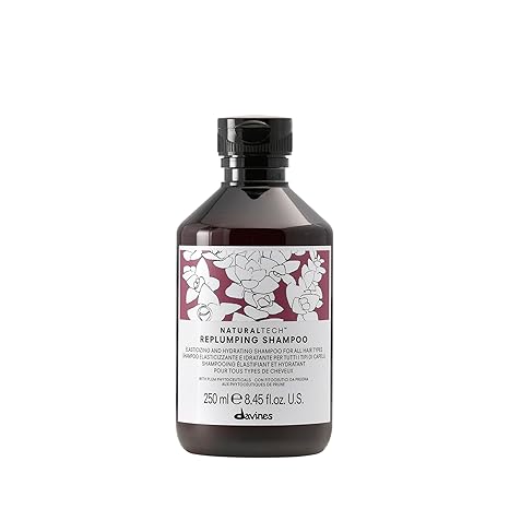 Davines Naturaltech Replumping Shampoo, gentle cleanser for fine hair