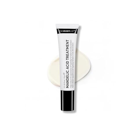 The INKEY List Mandelic Acid Treatment, Treats Hyperpigmentation, Fades Acne Marks, Fragrance-free, Suitable For All Skin Types | 10% Mandelic Acid Treatment for Dark Spots, Post-Blemish Marks and Uneven Tone; Gentle, Fragrance-Free Formula