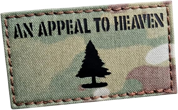 The Pine Tree Appeal to Heaven Lasercut Patch (IR,Multicam)