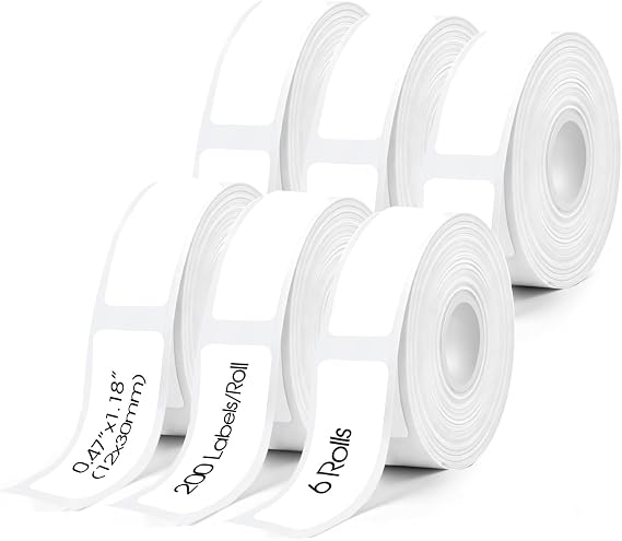 Thermal Labels for D30/P12/D32/D35/Q30,0.47x1.18(12x30mm)