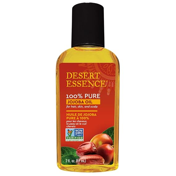 Desert Essence 100% Pure Jojoba Oil, 2 Fl Oz