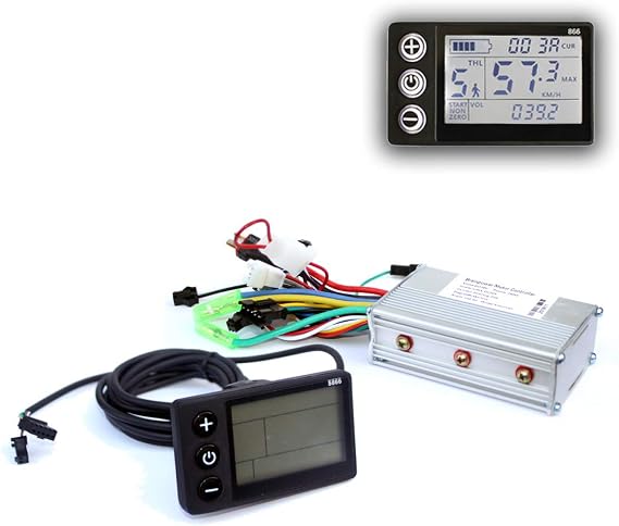 New Bike LCD Display with Motor Controller Indicator Motor Speed Indicator 250W / 350W Bike DIY Display Kit