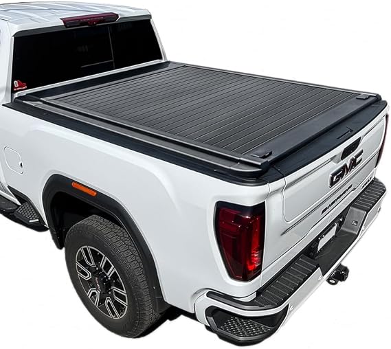 Syneticusa MB Retractable Tonneau Cover fit 2020-2026 Silverado/Sierra 2500
