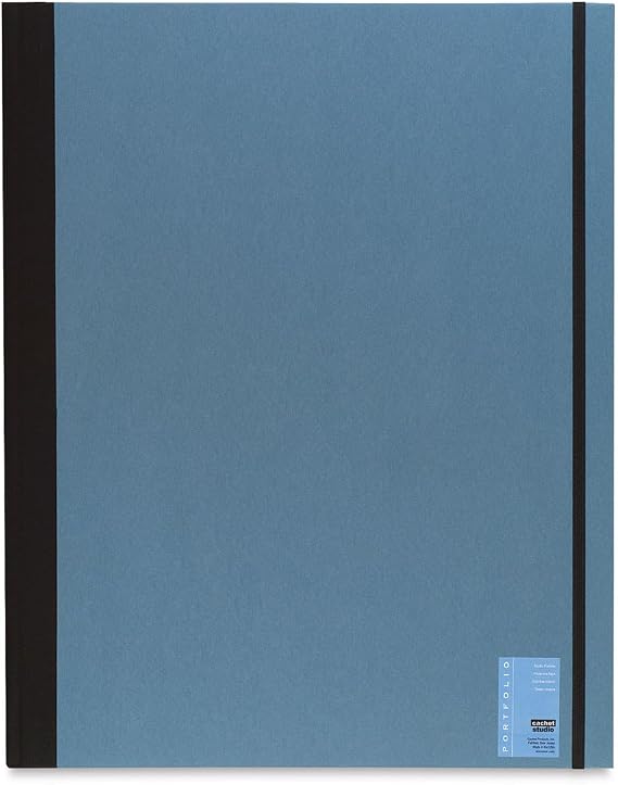 Cachet Studio Portfolio - 31" x 23", Cadet Blue, Portrait