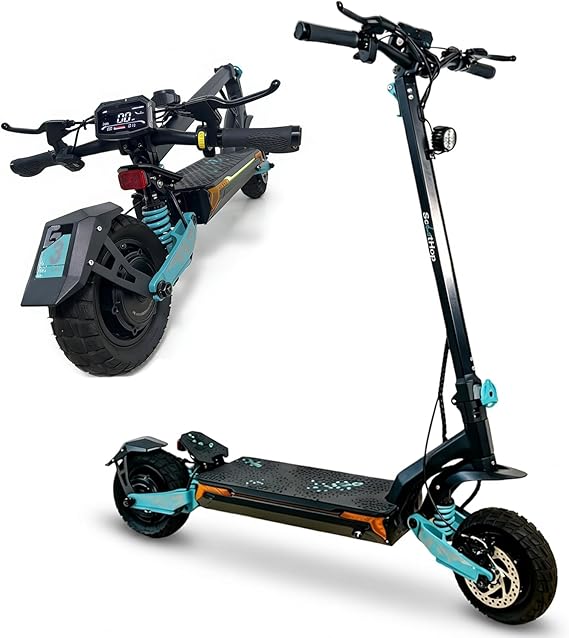 Electric Scooter for Adults, Fast E Scooter with 1200W Motors, 10" Off Road Tires, Up to 35 MPH Top Speed, 31-41Miles Range, Dual Brake & Dual Suspension, Foldable Scooters, Max Weight 331LBS