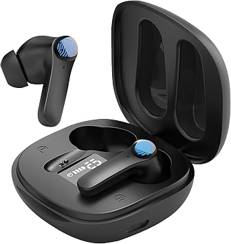 Ai Translation Earbuds Real Time, JE 3-in-1 Language Translator Earbuds with 150 Languages& Accents, Electronic Foreign Language Translation Device for Travel Business Learning(Black)