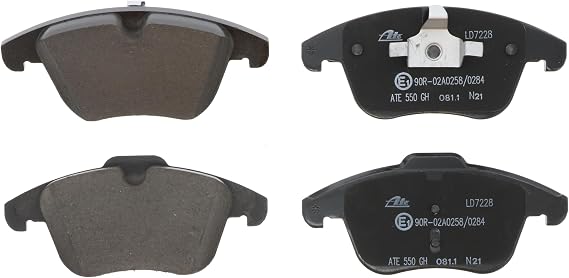 ATE Ceramic Front Disc Brake Pad Set LD7228 for Land Rover, Volvo
