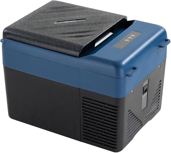 KI12, 12L Series,Compressor Car Refrigerator, Portable Camping Fridge DC 12v/24v Freezer for picnic, road trips and truck,20℃ to 20℃ [Energy Class B]