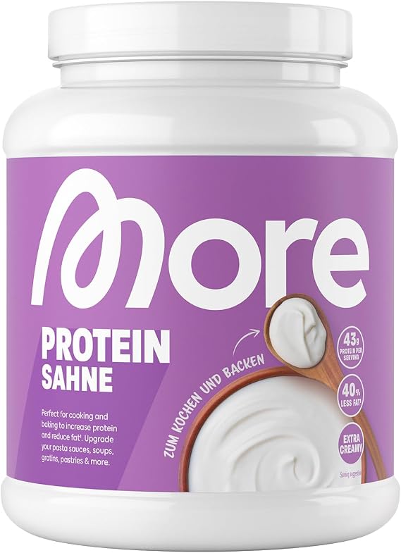 More Protein Milkshake, Cream, 600 g, 1.32 lbs, 12 Servings