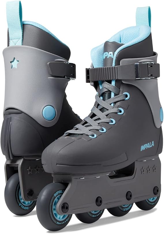 Impala Rollerskates Impala Lightspeed Inline Skate Blue/Grey 6 M