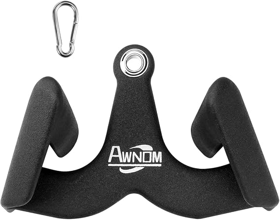 LAT Pulldown Attachments for Cable Machines, Cable Machine Attachments for Home Gym T Bar V Bar LAT Pulldown Machines Attachments, Back Tricep Bar Strength Training Handle Grip