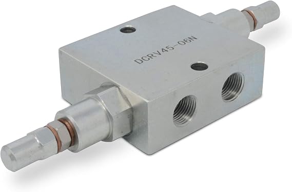 Summit Hydraulics Dual Crossover Hydraulic Relief Cushion Valve, 3/8 NPT Ports, 12 GPM