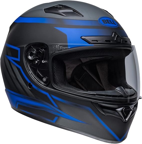 Bell Powersports Qualifier DLX MIPS Raiser Matte Black/Blue/Gray Large
