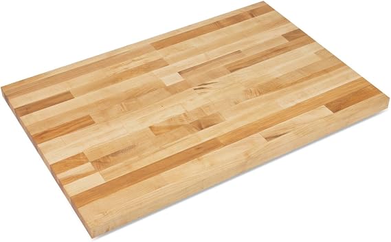 John Boos Blended Maple Butcher Block Countertop - 1-1/2" Thick, 36"L x 27"W, Oil Finish