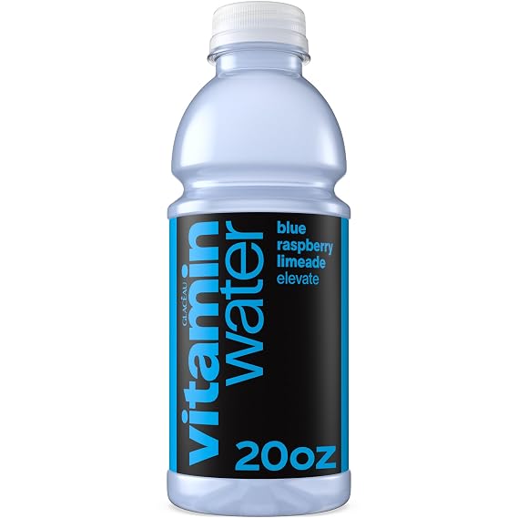 vitaminwater elevate blue raspberry limeade 20oz
