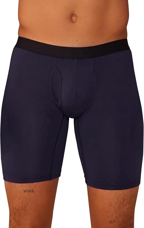 MeUndies Mens Long Boxer Briefs with Fly 9 Inseam with Breathable and Comfortable Tencel Micro Modal Fabric