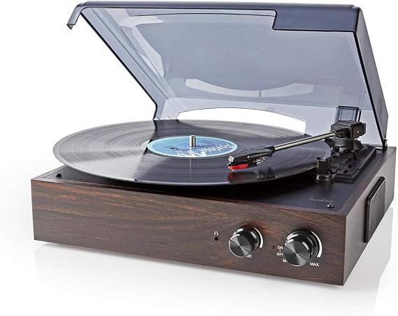 NEDIS Wood Retro Turntable