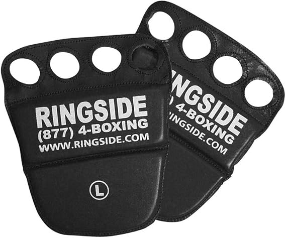 Ringside Leather Knuckle Guards, Black