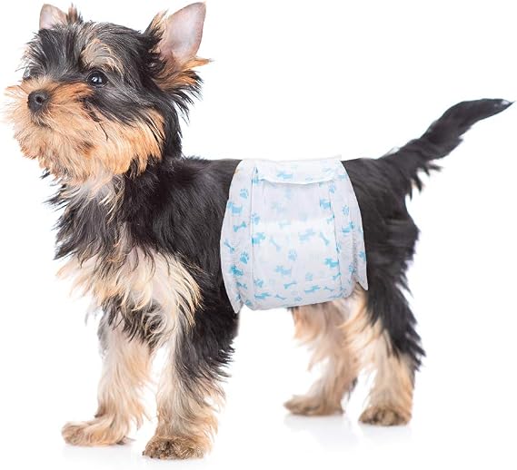 Male Dog Diapers Absorbent Belly Bands for Male Dog XS 26 Count