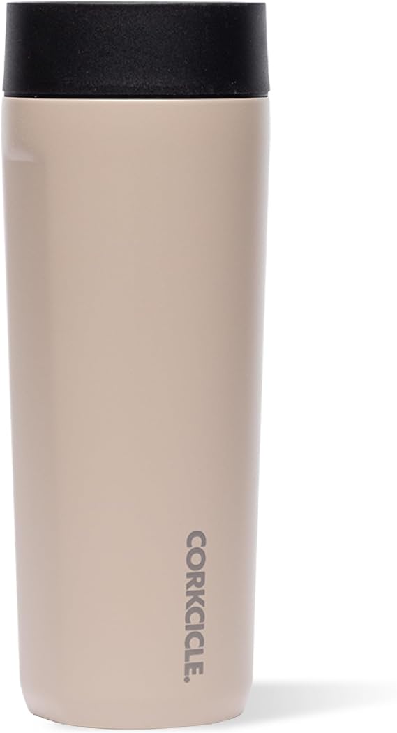 Corkcicle Commuter Cup - Insulated Stainless Steel Travel Mug - Holiday Mug Gift - 17 oz - Desert