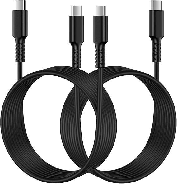 Samsung A15 5G Charger Cable Fast Charging for Galaxy S26 S25 A55 | A17 A16 S24 S23 A14 A13 A53 S22 S21 S20 Ultra FE A24 A32 A54 A12 Z Fold Flip 8 7 6 5,25W 6ft 2Pack USB C to USB C Cord