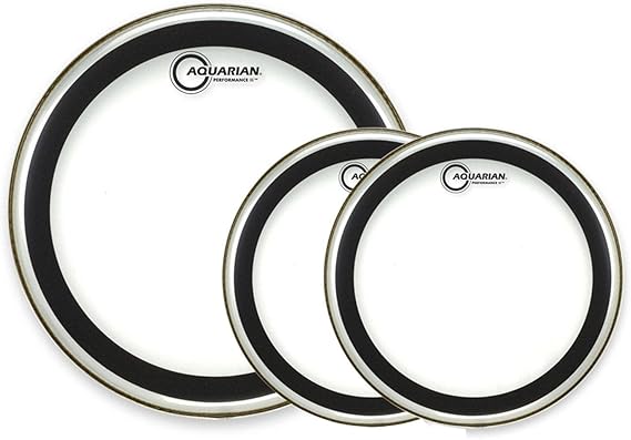 Performance II Clear Drum Head Value Pack 12" 13" 16"