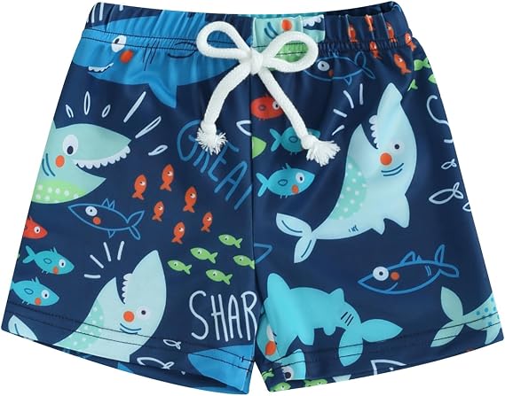 Unisex Toddler Baby Boy Girl Swim Trunks Print Swimming Shorts Board Shorts Beachwear Swimsuit Infant Bathing Suit